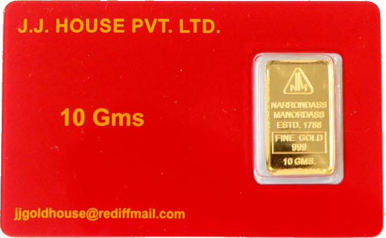 10 gram JJ gold bar