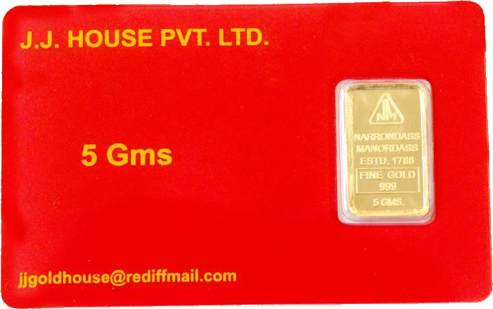 5 gram JJ gold bar
